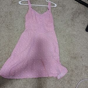 Hollister Pink Asymmetrical Dress